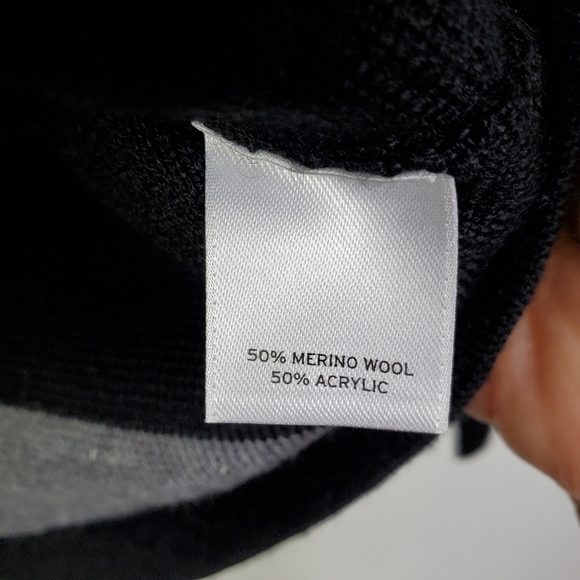 HALOGEN MERINO WOOL BLEND SWEATER - Picture 6 of 6